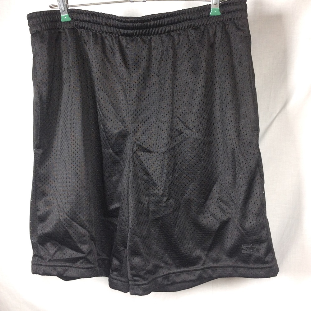 Star Men’s Black Drawstring Basketball Shorts
